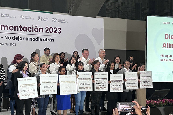 SEDIF entrega desayunadores en el Día Mundial de la Alimentación