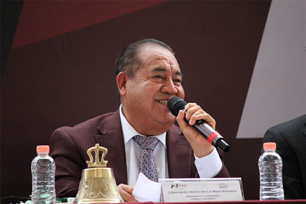 Rinde Mario de la Rosa su segundo informe de gobierno en Amozoc