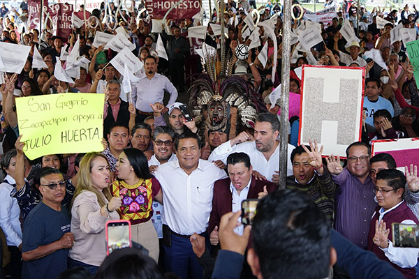 “La apuesta debe ser la unidad a favor de la gobernabilidad de Puebla”: Julio Huerta