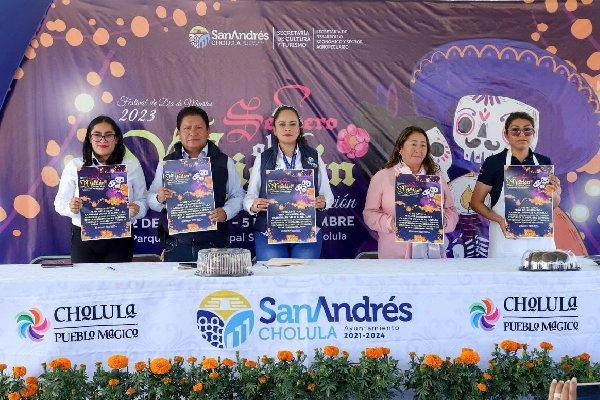 Presenta Ayuntamiento de San Andrés Cholula la tercera edición “Sendero al Mictlán”