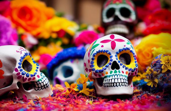 Símbolos, flores, fruta y... muerte
