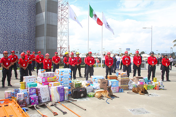 Expresa Sergio Salomón solidaridad a Acapulco; implementa operativo de apoyo