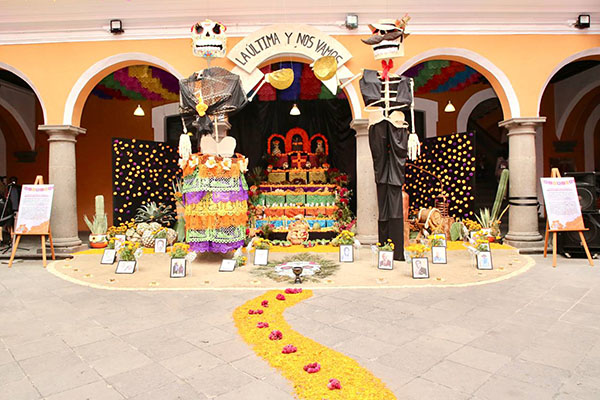Inicia gobierno de Sergio Salomón actividades culturales por “Día de Muertos”