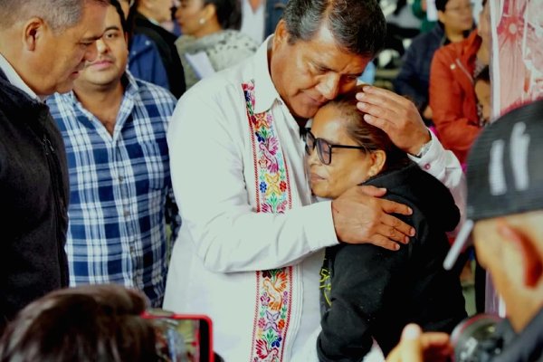 Julio Huerta se solidariza con las familias afectadas en Venustiano Carranza