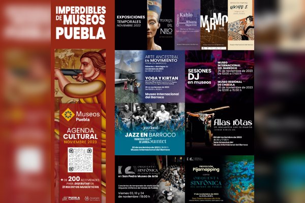 Presenta Museos Puebla 200 actividades culturales en noviembre