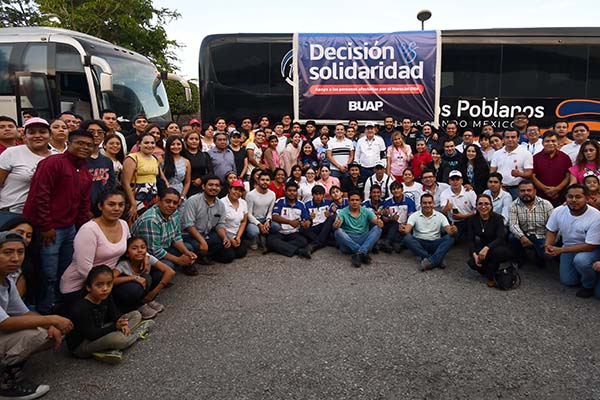 Entrega BUAP más de 30 toneladas de víveres en apoyo a damnificados de Guerrero