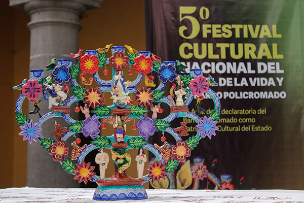 Todo listo para el 5° Festival del Árbol de la Vida y el Barro Policromado