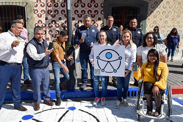 San Pedro Cholula, primer municipio de Puebla en adoptar el símbolo de accesibilidad universal