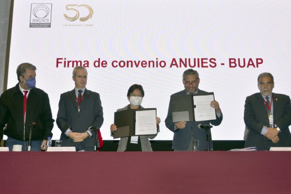 BUAP y ANUIES firman convenio en beneficio de profesores de tiempo parcial en las IES