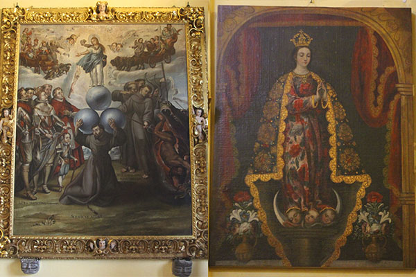 Entrega gobierno estatal restauración de lienzos del templo de San Francisco Acatepec