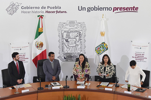 Instalan Comité para el Ordenamiento Ecológico en el Estado de Puebla