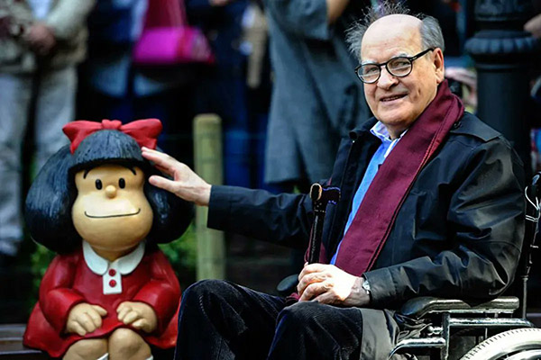 Feria Internacional del Libro de Guadalajara rinde homenaje a Quino, creador de Mafalda