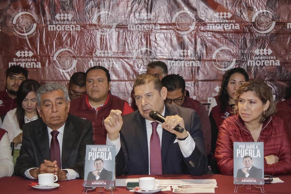 Alejandro Armenta anuncia visita de Claudia Sheinbaum a Puebla