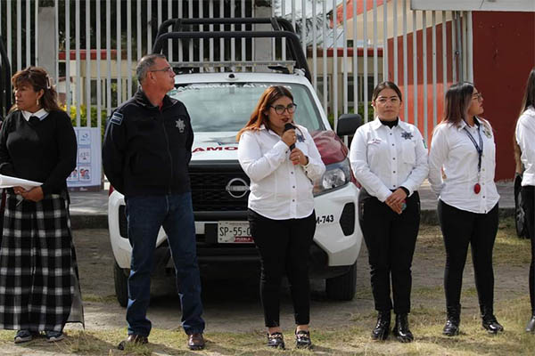 Secretaría de Seguridad Ciudadana de Amozoc lleva a cabo jornada integral en escuelas