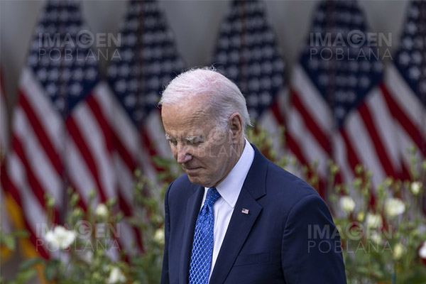 Biden dice haberse postulado para la reelección debido a candidatura de Trump