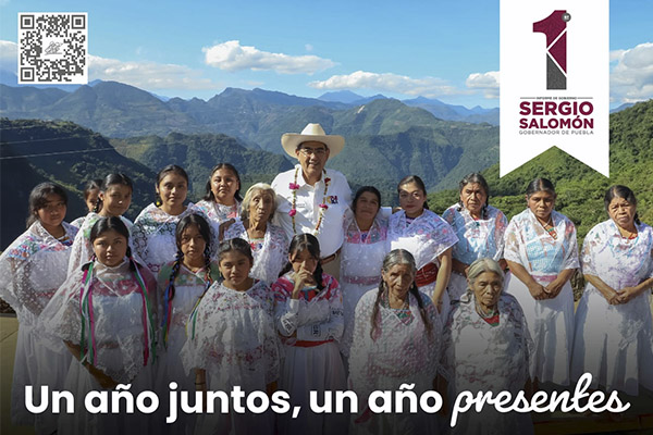 Gobierno de Puebla celebra transformación y avances: Sergio Salomón