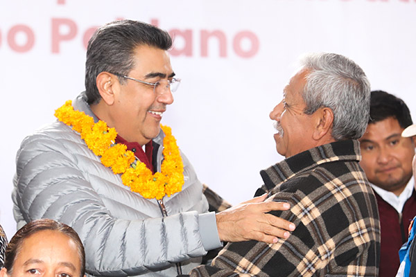 Puebla, con un gobierno presente como a nivel nacional: Sergio Salomón