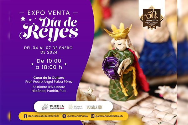Gobierno estatal desarrollará actividades por Día de Reyes en la Casa de la Cultura