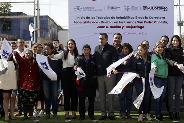 Gobierno de Puebla inicia rehabilitación de la federal México-Puebla