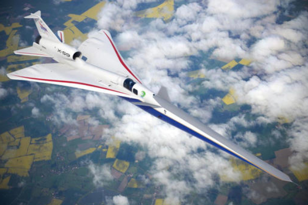 NASA presenta su nuevo avión supersónico, así fue su primer vuelo