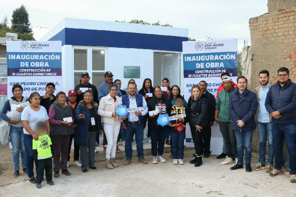 Continúa Paola Angon entregas del programa “Vivienda y Familia”, con 19 cuartos