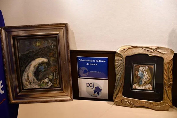 La policía belga halla cuadros de Picasso y Chagall robados en Israel