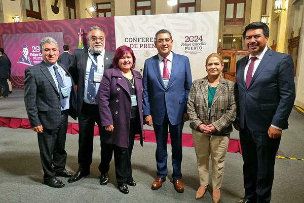 Asiste Sergio Salomón a reuniones de índole federal sobre cultura y salud