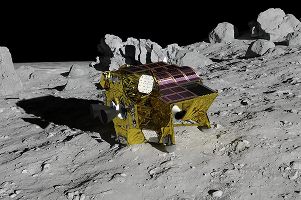 La nave espacial japonesa SLIM aterriza en la Luna
