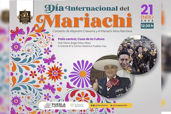 Con presentación artística, gobierno estatal celebrará el “Día del Mariachi”