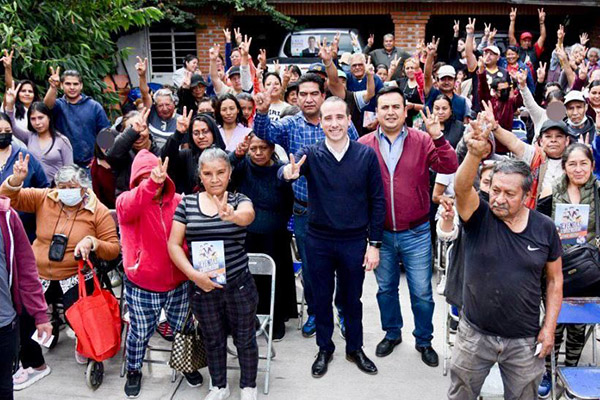 Habitantes de “el Nopalito” reconocen a Mario Riestra labor para resolver conflictos territoriales