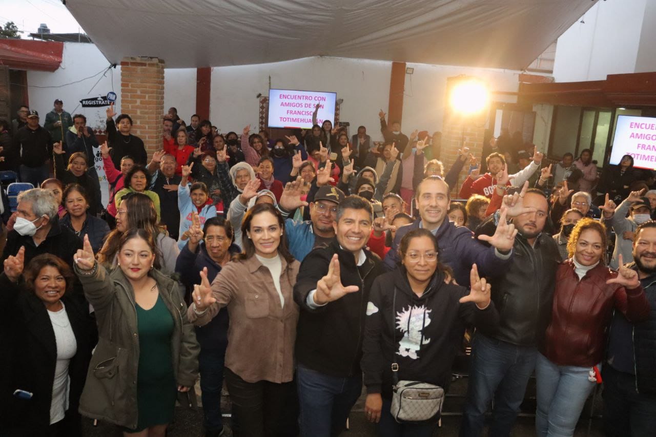 San Francisco Totimehuacan se integra a la estructura panista; Lalo Rivera y Mario Riestra atestiguan