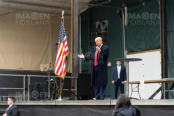 Trump llama "racista" a Biden e intenta empatizar con afroamericanos