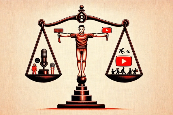 Eliminación de contenido en YouTube desata polémica por privacidad y libertad de expresión