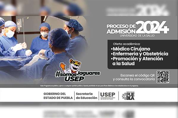 Publica Universidad de la Salud convocatoria de Admisión 2024