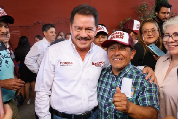 “Sigamos juntos cimentando la transformación del país”: Nacho Mier