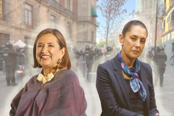 Sheinbaum vs Xóchitl: así son sus respectivas estrategias de seguridad