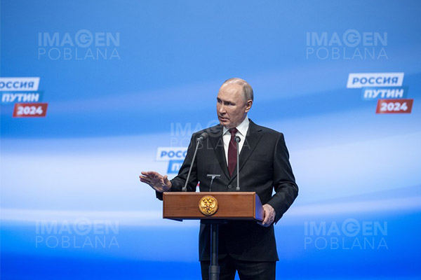 Comisión electoral de Rusia confirma triunfo de Putin en elecciones presidenciales