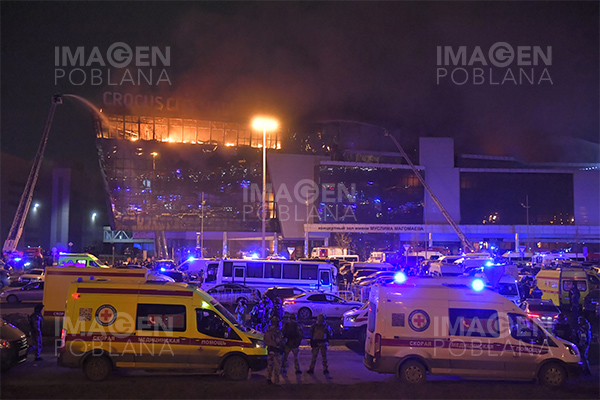 Suben a 140 los muertos por atentado en sala de conciertos rusa
