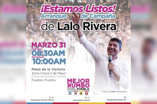 Todo listo para el arranque de campaña de Lalo Rivera