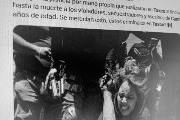 Registra México más de 1,600 linchamientos desde 2016
