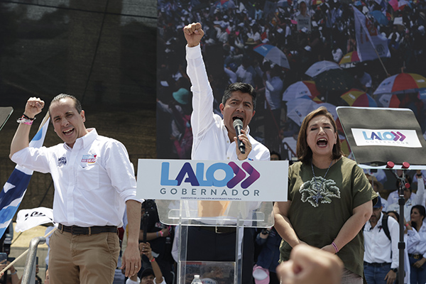 Lalo, Mario y Xóchitl arrancan campaña para mejorar el rumbo de Puebla