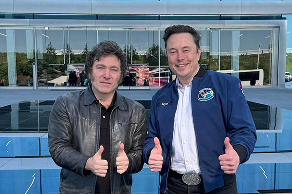 Javier Milei se reúne con Elon Musk en Texas