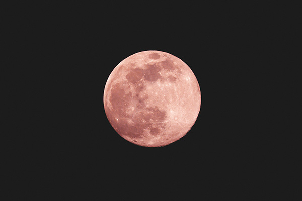 Luna rosa, un fenómeno que tendrá lugar en abril