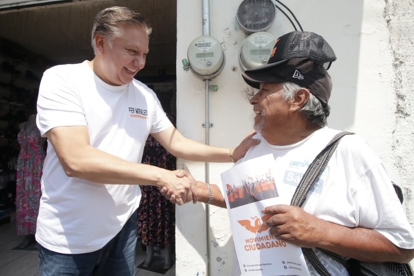 Fernando Morales promete aumento de seguridad en San Salvador Chachapa