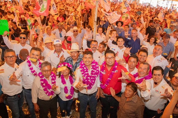 Lalo Rivera anuncia que serán 10,000 beneficiarias con el programa Cero Hambre en Zacatlán