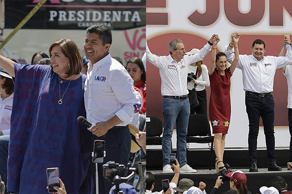 Así mostraron el músculo político las dos principales alianzas en Puebla