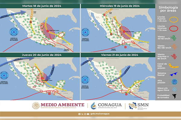Protección Civil Municipal llama a tomar precauciones por ciclón, que tocará tierra el miércoles