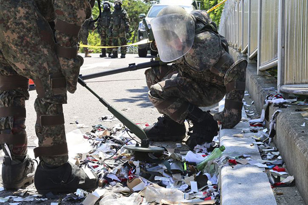 Corea del Norte envía por séptima vez globos de basura a Corea del Sur