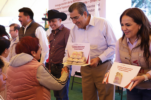 En Tepeyahualco, progreso y bienestar son consolidados: Sergio Salomón