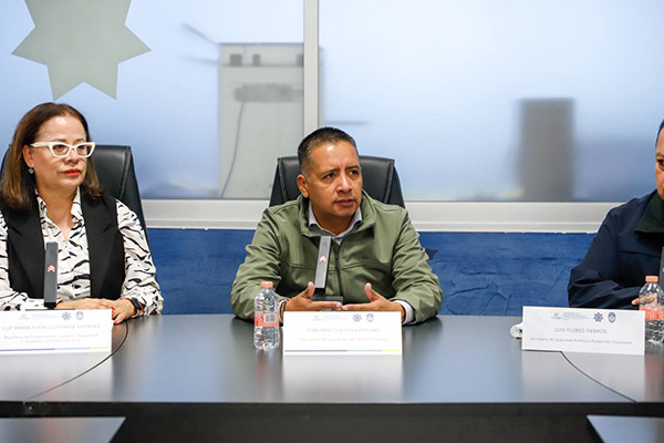 Encabeza Mundo Tlatehui Mesa Semanal de Seguridad y Justicia